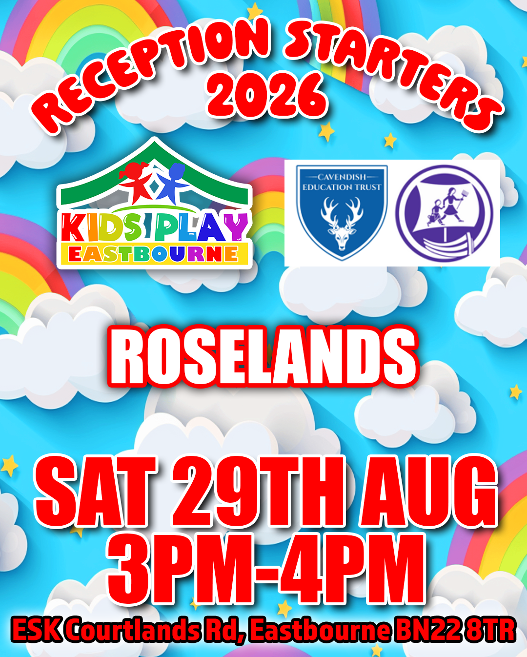 Roselands - Saturday 29th Aug - 3pm - 4pm