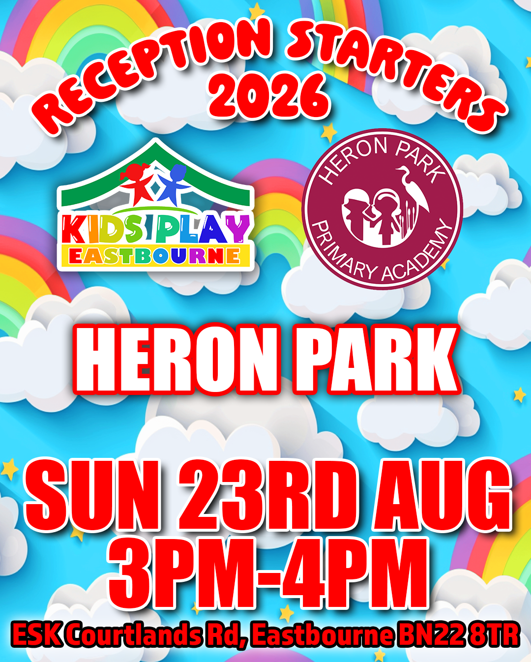 Heron Park Sunday 23rd Aug 3pm-4pm