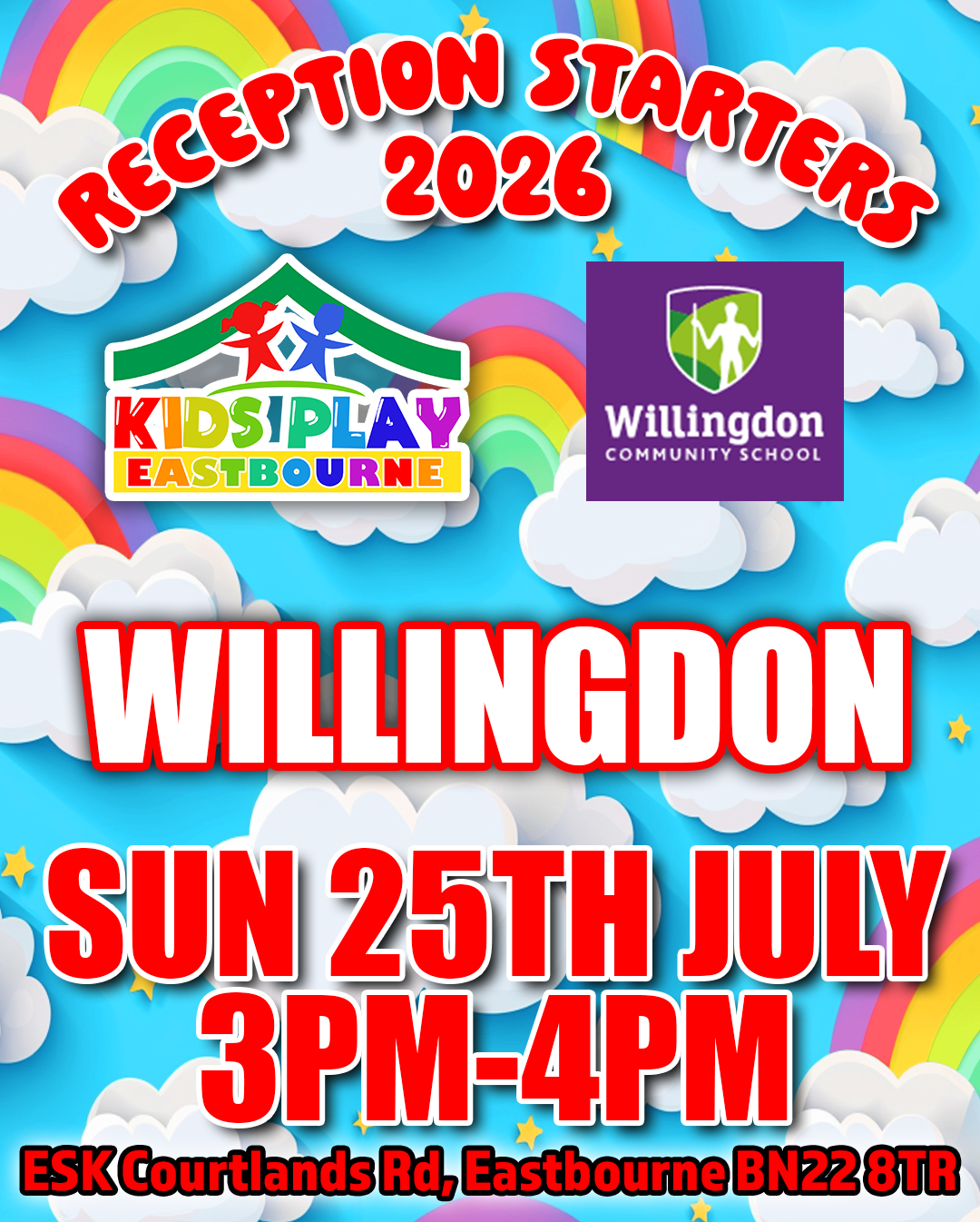 Willingdon  - Sunday 25th July - 3pm - 4pm