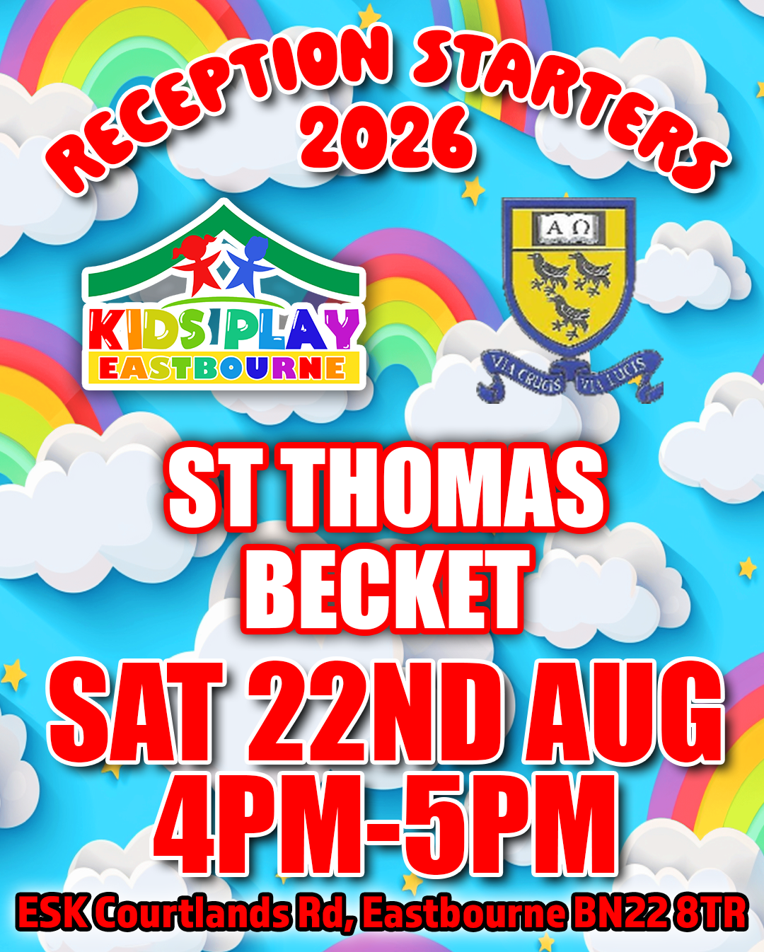 St Thomas Becket - Saturday 22nd August - 4pm - 5pm