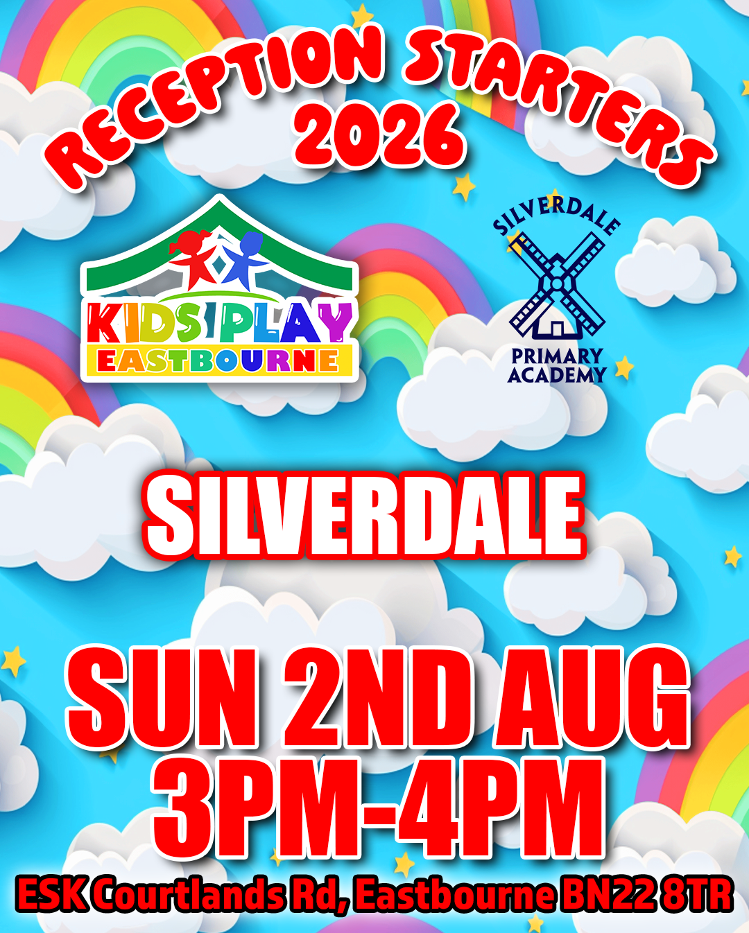Silverdale - Sunday 2nd Aug - 3pm-4pm